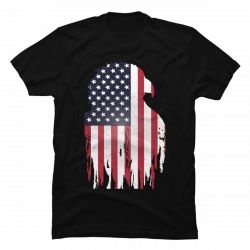 american flag with eagle shirt